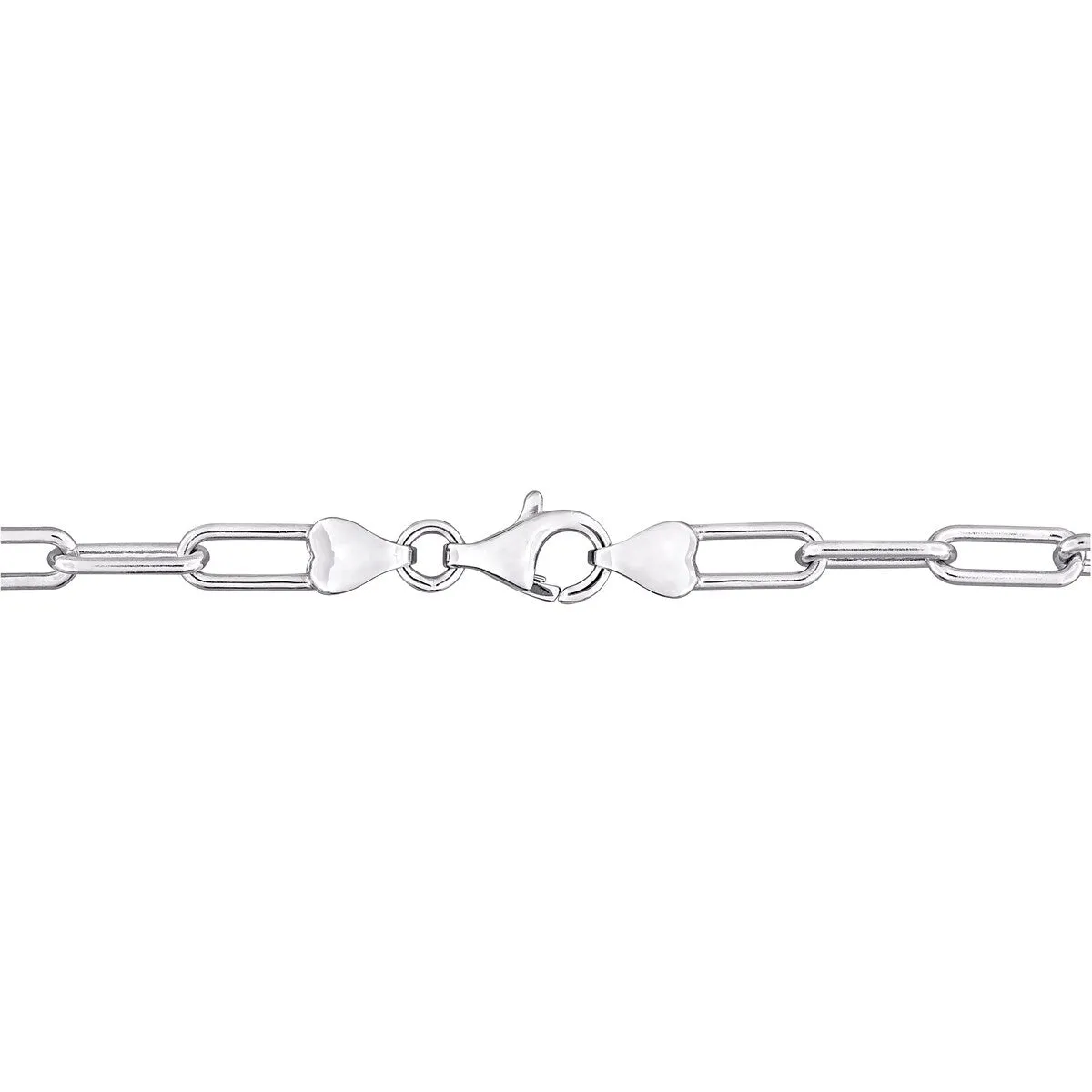 Sofia B. Grey Cultured Freshwater Baroque Pearl Lariat Necklace Paperclip Link Chain Sterling Silver sold by Zulily product image thumbnail 5