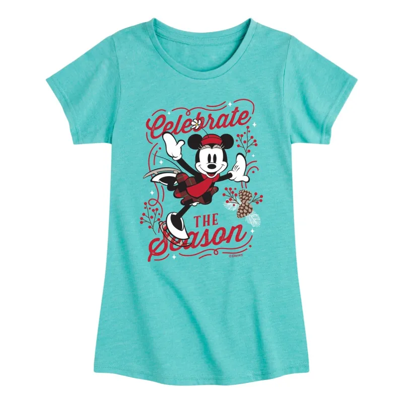 Girls Disney Celebrate The Season Tee sold by Zulily