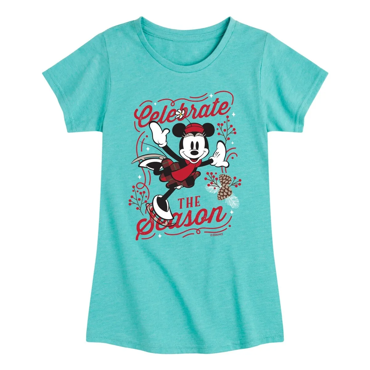 Girls Disney Celebrate The Season Tee sold by Zulily