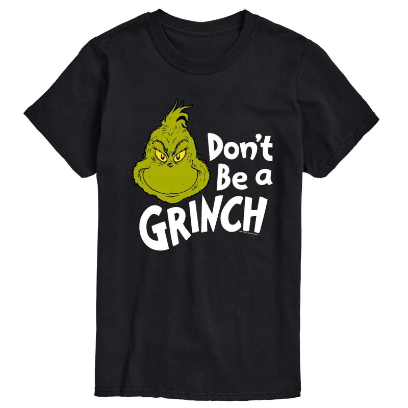 Men's The Grinch Don't Be A Grinch Tee sold by Zulily