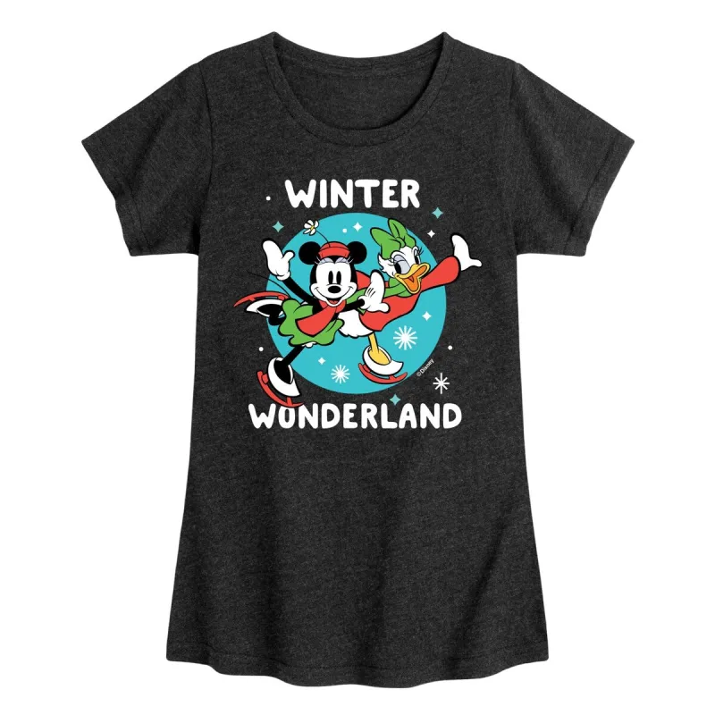 Girls Disney Winter Wonderland Tee sold by Zulily