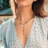 Sofia B. Cultured Freshwater Pearl Multi-Gemstone Necklace Set Yellow Plated Sterling Silver sold by Zulily