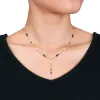 Sofia B. Cultured Freshwater Pearl Multi-Gemstone Necklace Set Yellow Plated Sterling Silver sold by Zulily
