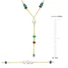 Sofia B. Cultured Freshwater Pearl Multi-Gemstone Necklace Set Yellow Plated Sterling Silver sold by Zulily