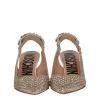 Moschino Crystal Embellished Kitten Heels sold by Zulily
