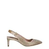 Moschino Crystal Embellished Kitten Heels sold by Zulily