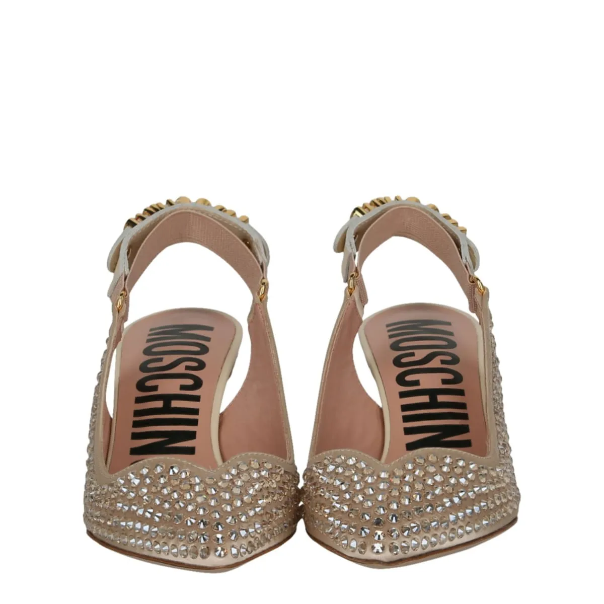 Moschino Crystal Embellished Kitten Heels sold by Zulily product image thumbnail 5