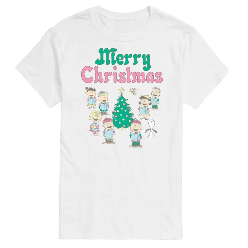 Men's Peanuts Merry Christmas Carol Tee sold by Zulily