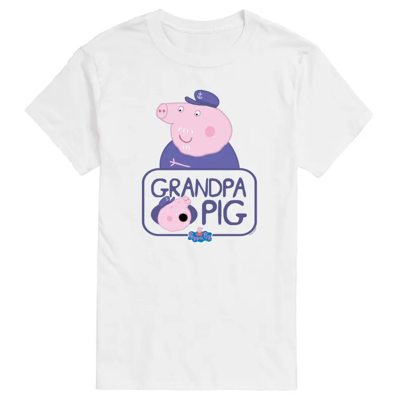 Men's Peppa Pig Grandpa pig Tee sold by Zulily