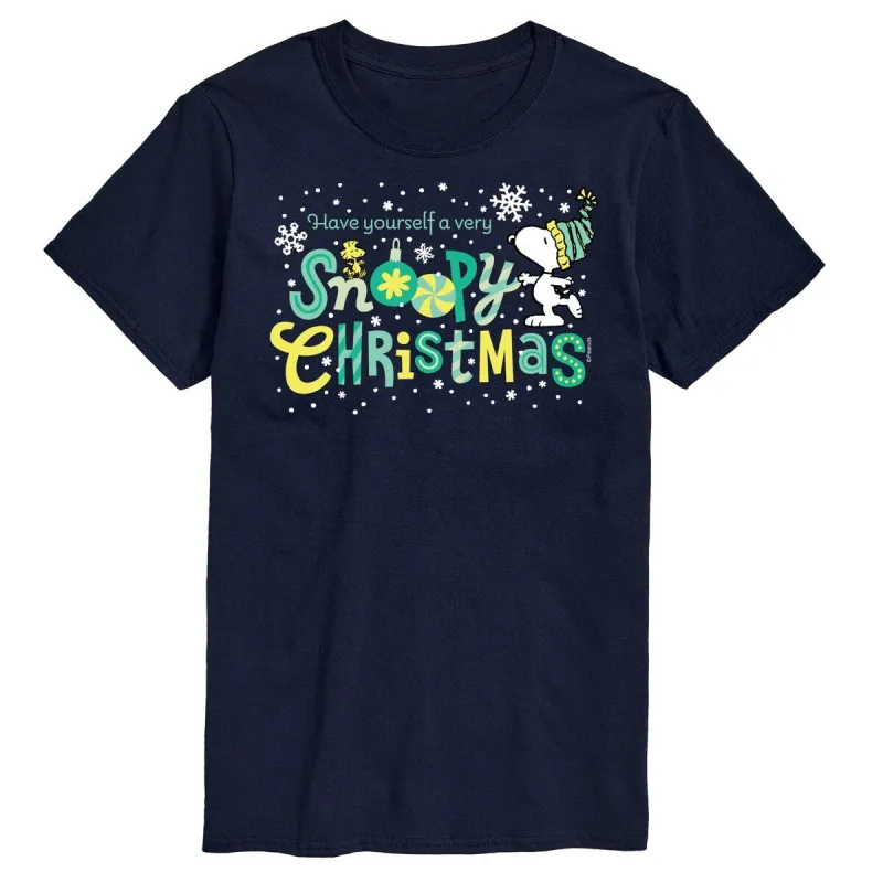 Men's Peanuts Snoopy Christmas Tee sold by Zulily