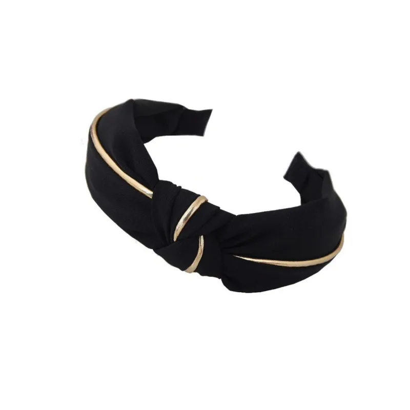 Black Gold Knotted Headband sold by Zulily