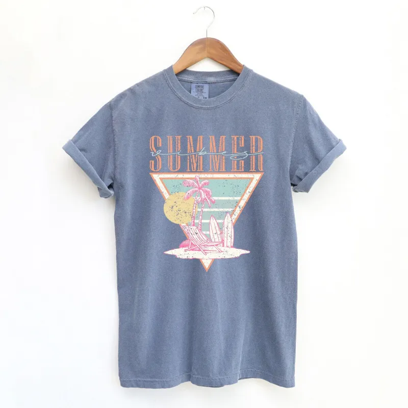 Summer Vibes Triangle Garment Dyed Tee sold by Zulily