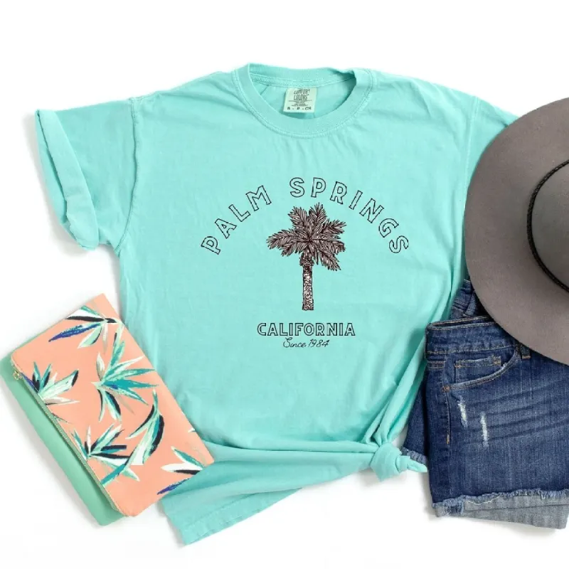 Palm Springs California Garment Dyed Tee sold by Zulily