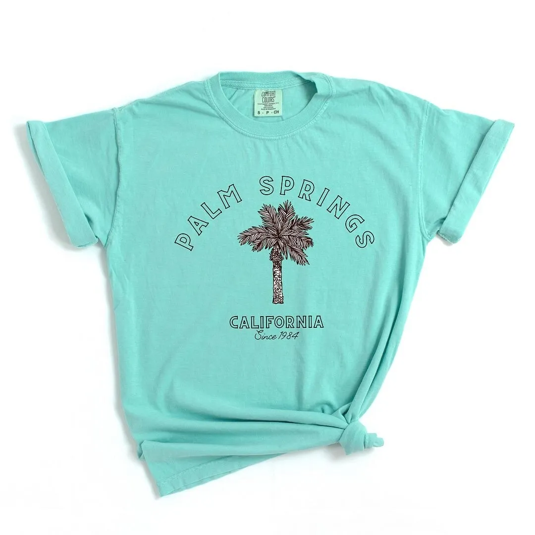 Palm Springs California Garment Dyed Tee sold by Zulily product image thumbnail 2