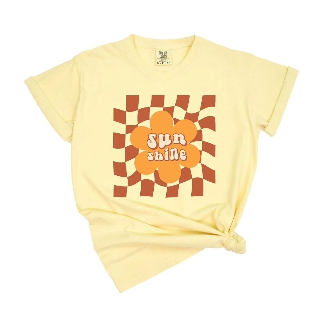 Sun Shine Checkered Garment Dyed Tee sold by Zulily product image thumbnail 2