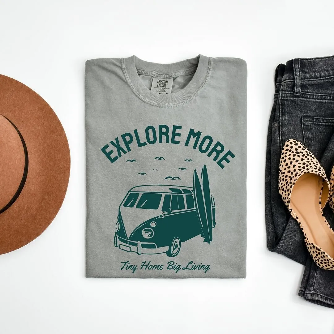 Explore More Surf Board Garment Dyed Tee sold by Zulily