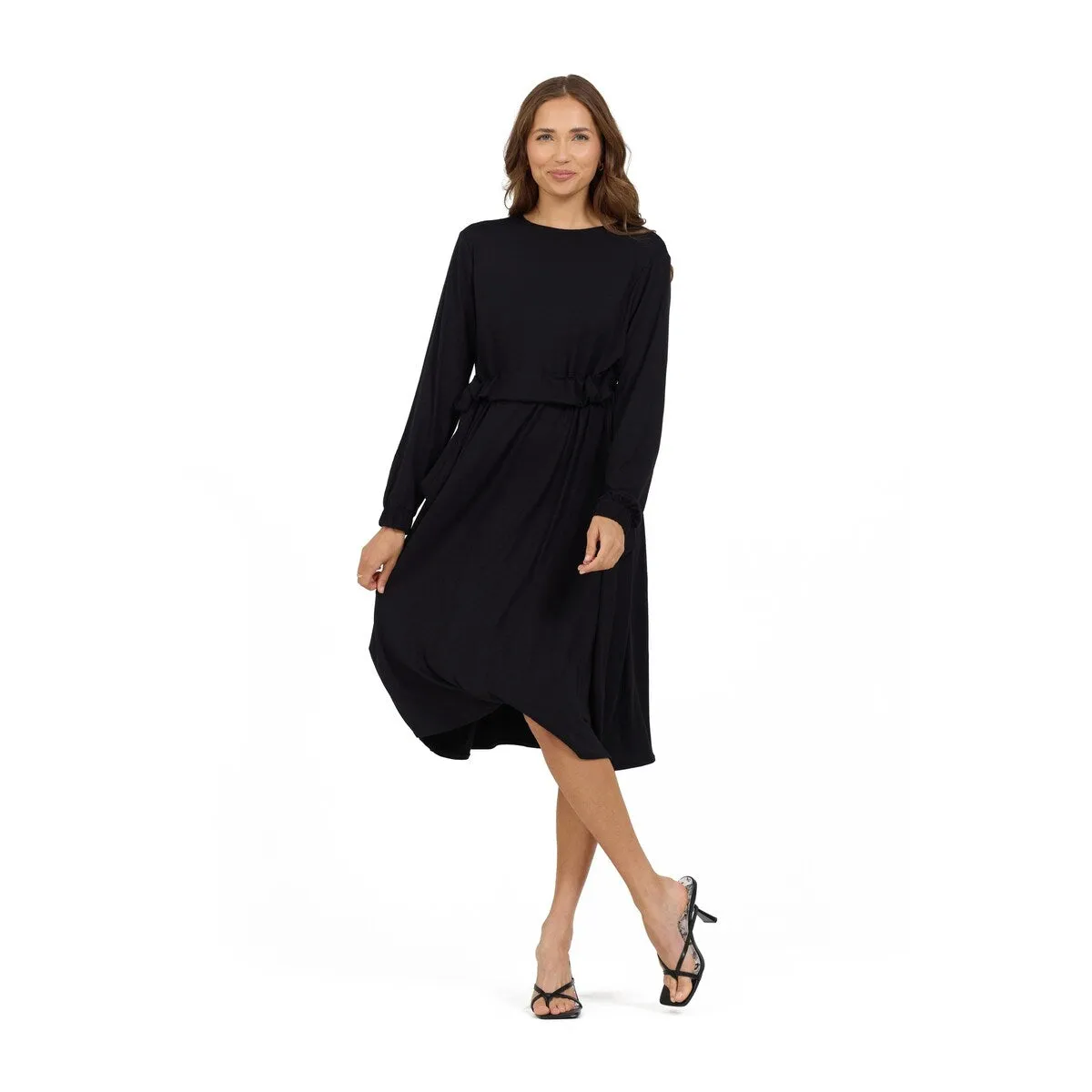 GO COUTURE A-Line Dress Long Sleeve Knee Length sold by Zulily product image thumbnail 5