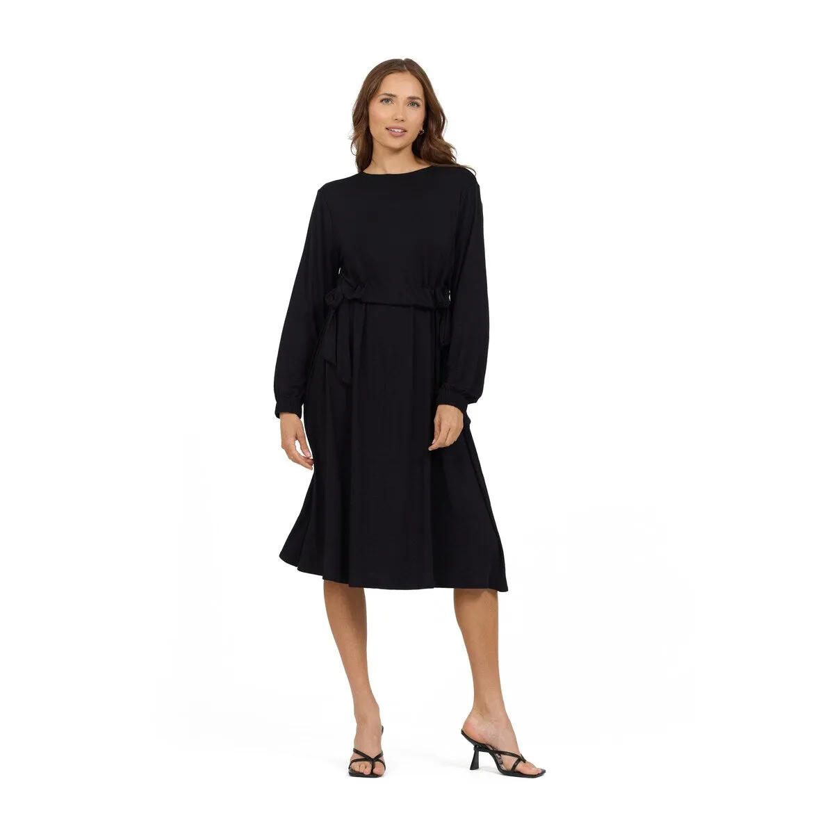 GO COUTURE A-Line Dress Long Sleeve Knee Length sold by Zulily
