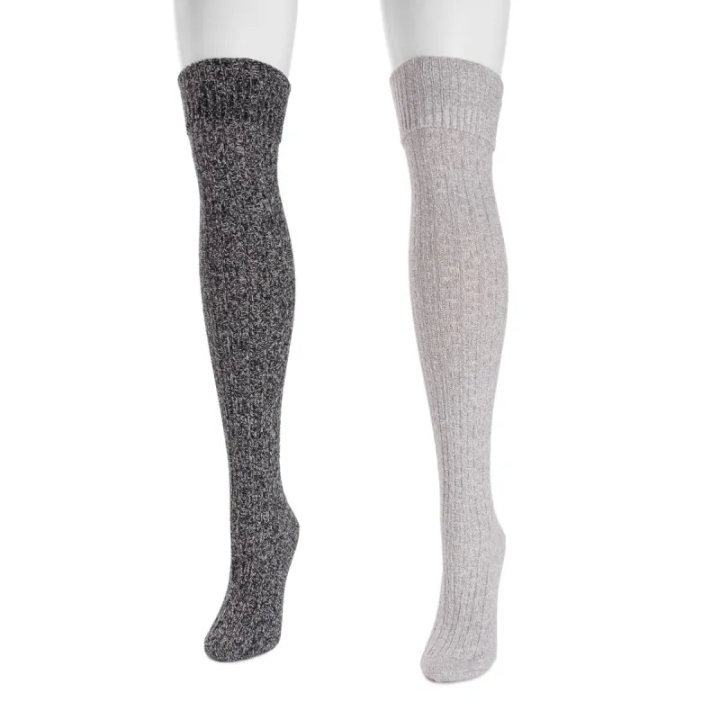 Women's 2 Pair Pack Marl Over the Knee Socks sold by Zulily
