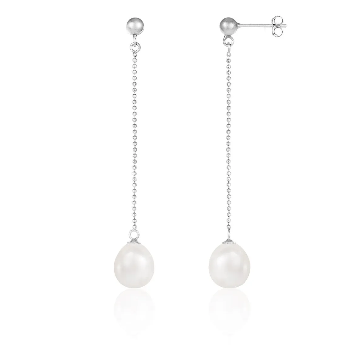 Dangle Push Back Pearl sold by Zulily