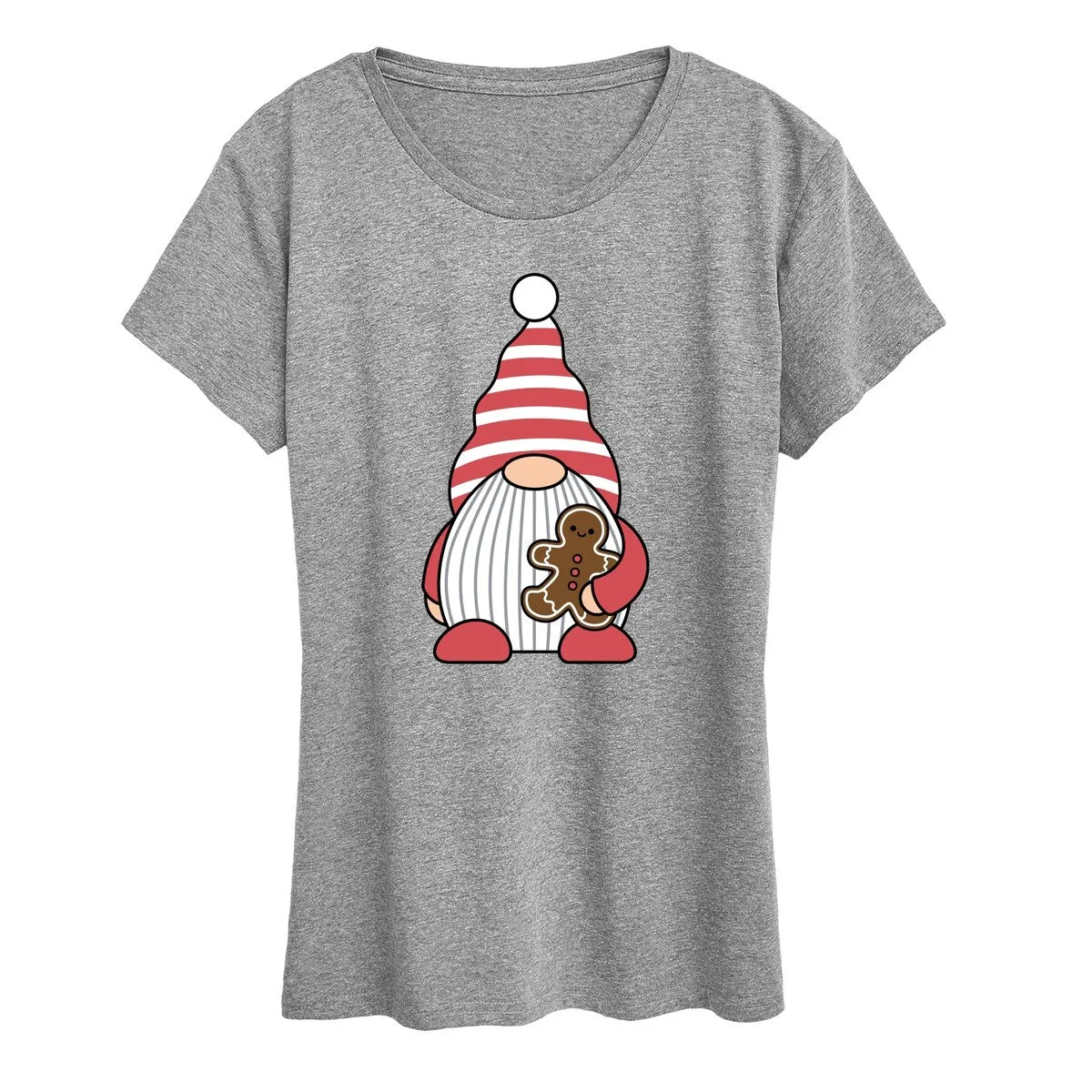 Women's Gnome Holding Gingerbread Tee sold by Zulily