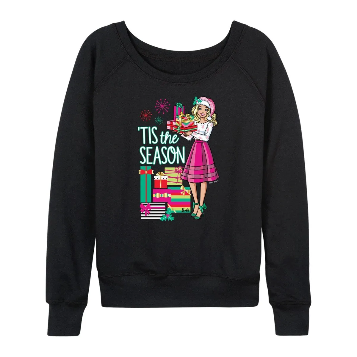 Women's Barbie Tis The Season Slouchy sold by Zulily
