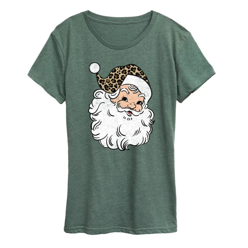 Women's Vintage Leopard Santa Tee sold by Zulily
