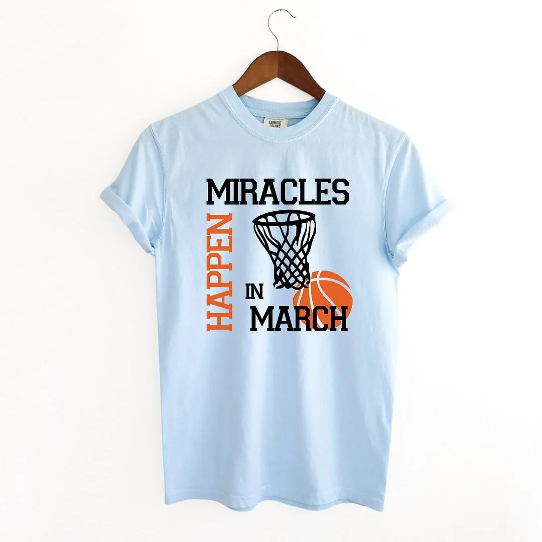 Miracles In March Garment Dyed Tee sold by Zulily