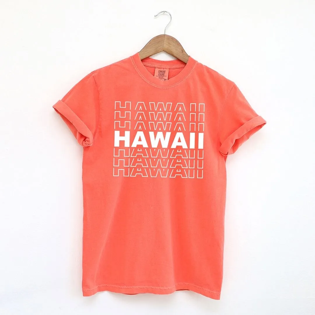 Hawaii Stacked Garment Dyed Tee sold by Zulily product image thumbnail 2