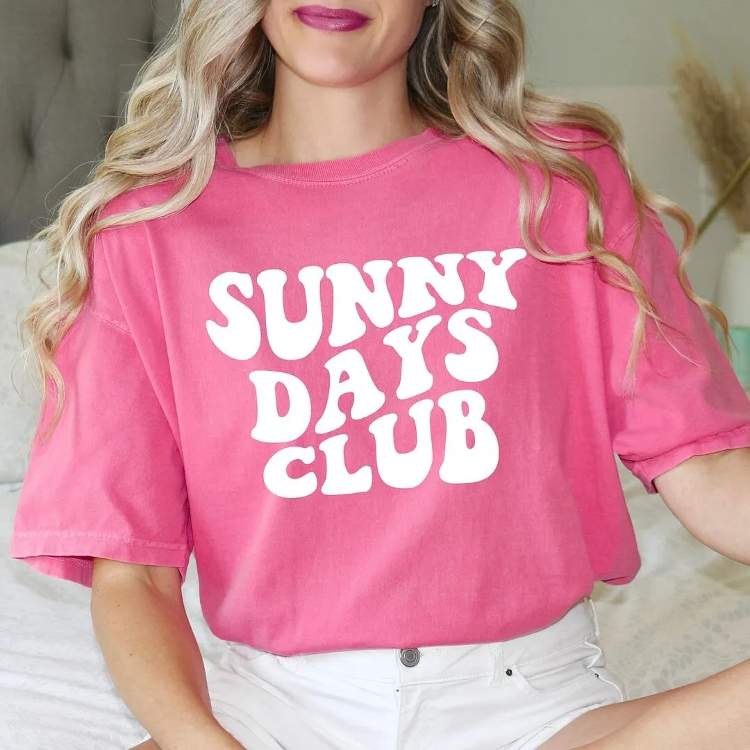 Sunny Days Club Garment Dyed Tee sold by Zulily product image thumbnail 3