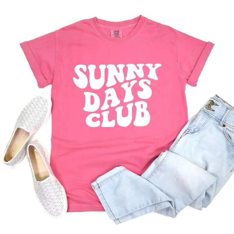 Sunny Days Club Garment Dyed Tee sold by Zulily