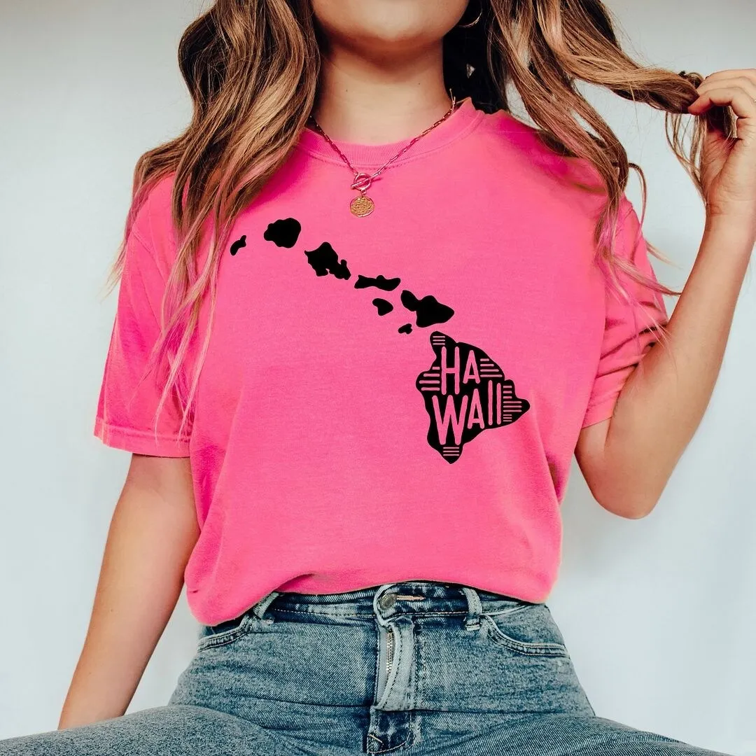 Hawaii Typography Garment Dyed Tee sold by Zulily product image thumbnail 2