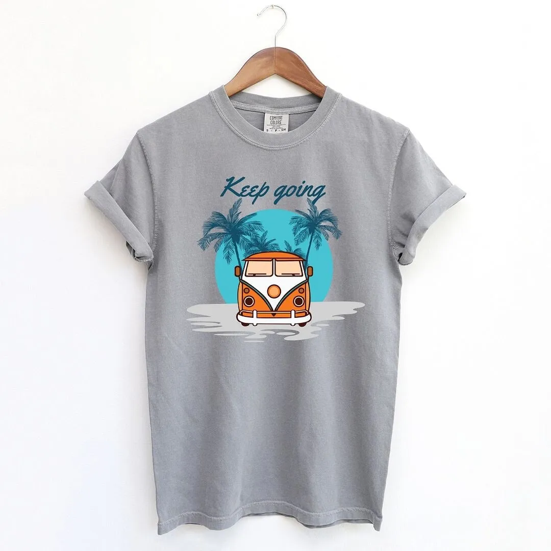 Keep Going Van Garment Dyed Tee sold by Zulily