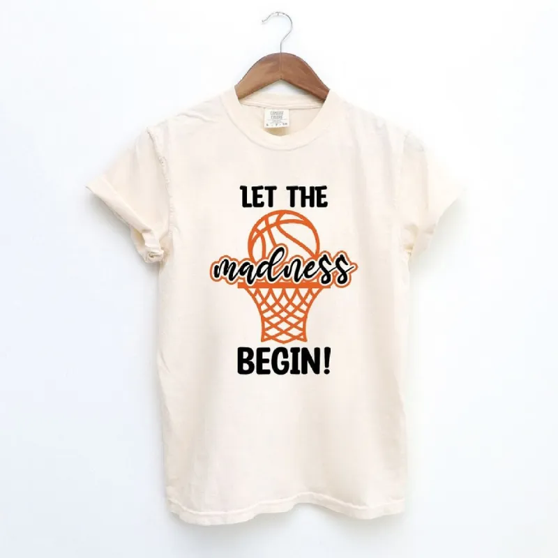 Basketball Madness Hoop Garment Dyed Tee sold by Zulily