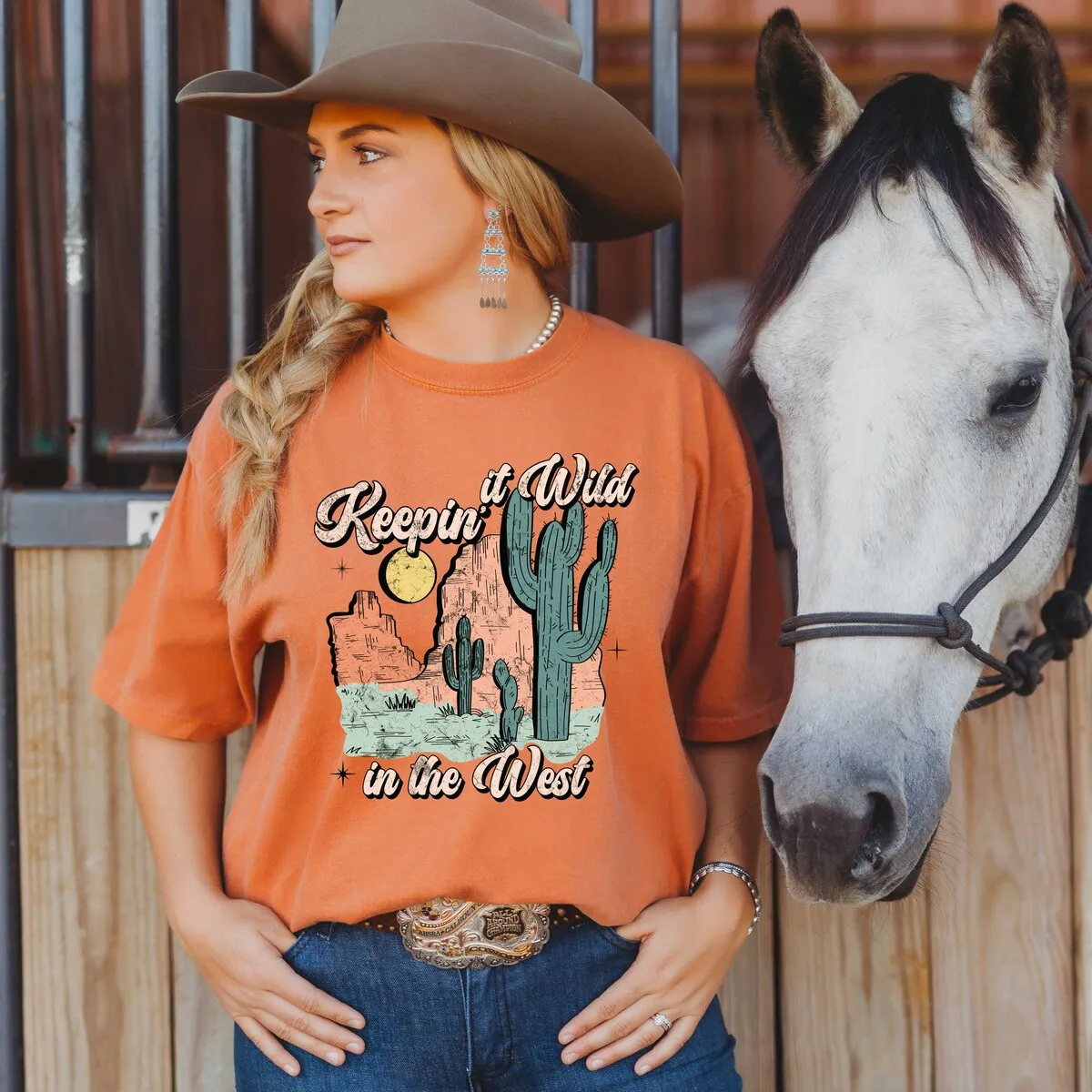 Keepin' It Wild Colorful Garment Dyed Tee sold by Zulily product image thumbnail 3