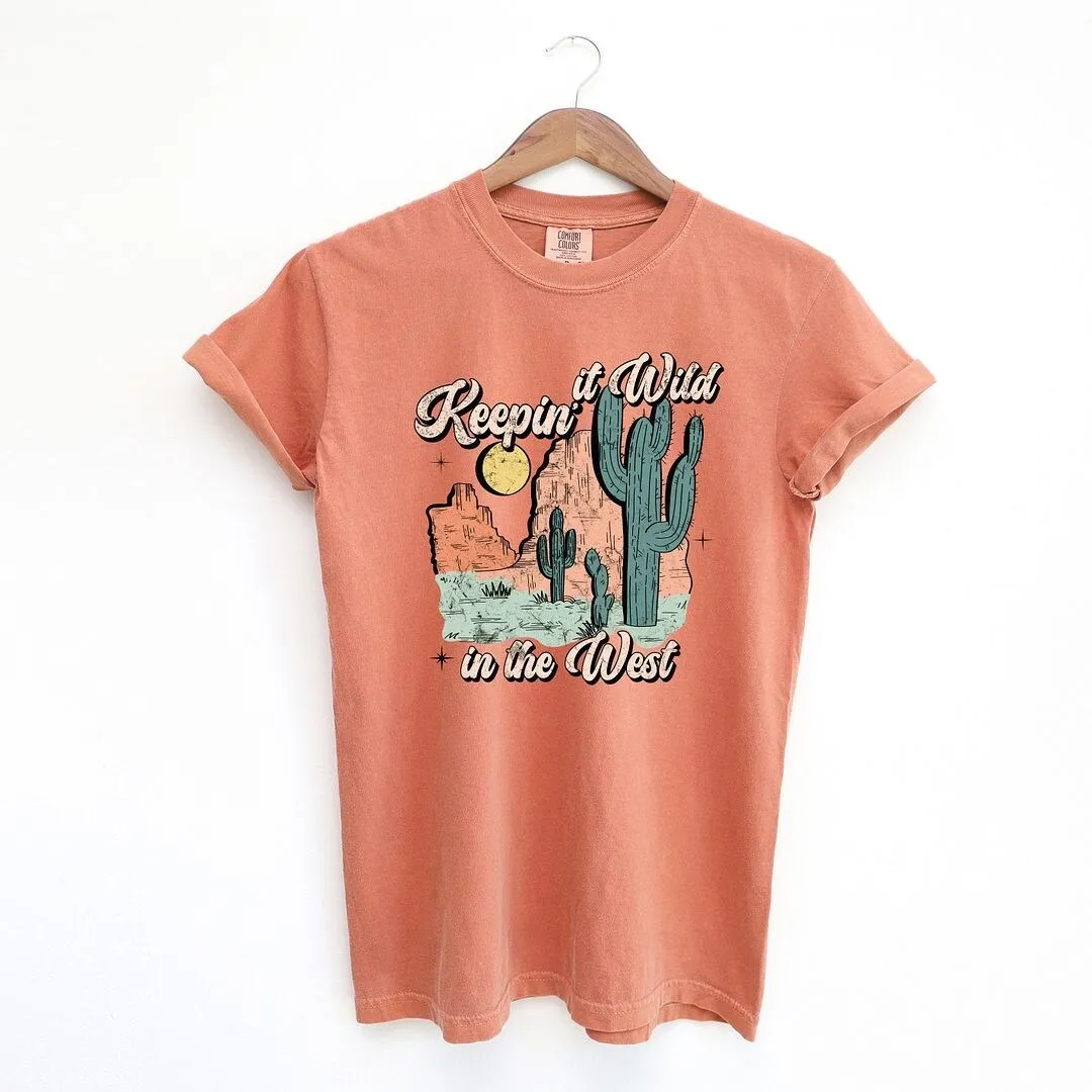 Keepin' It Wild Colorful Garment Dyed Tee sold by Zulily product image thumbnail 2