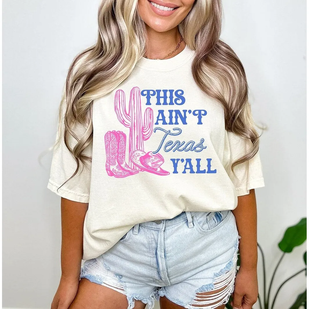 This Ain't Texas Garment Dyed Tee sold by Zulily product image thumbnail 3