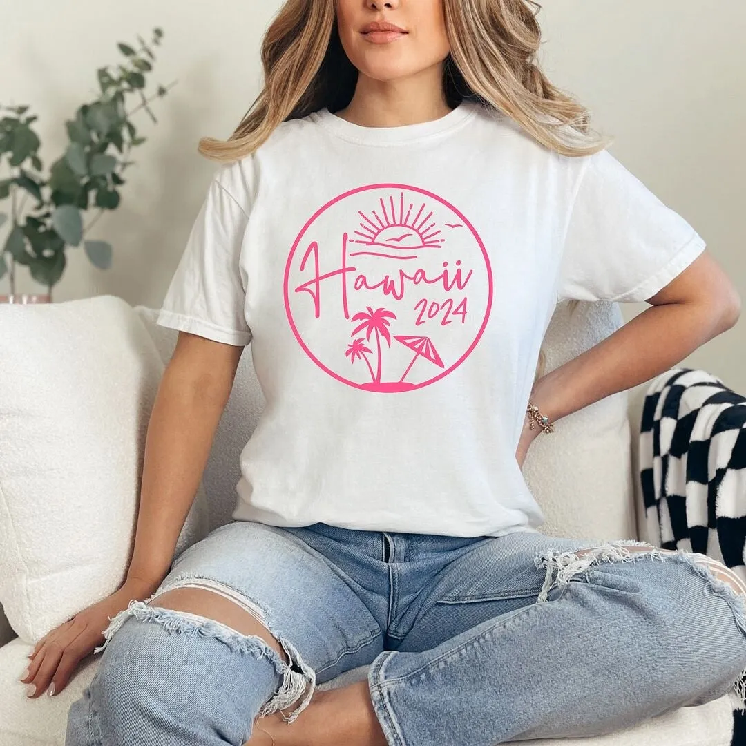 Hawaii 2024 Garment Dyed Tee sold by Zulily product image thumbnail 3