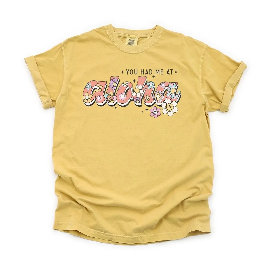 You Had Me At Aloha Garment Dyed Tee sold by Zulily product image thumbnail 2