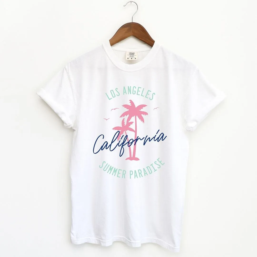 LA Paradise Garment Dyed Tee sold by Zulily