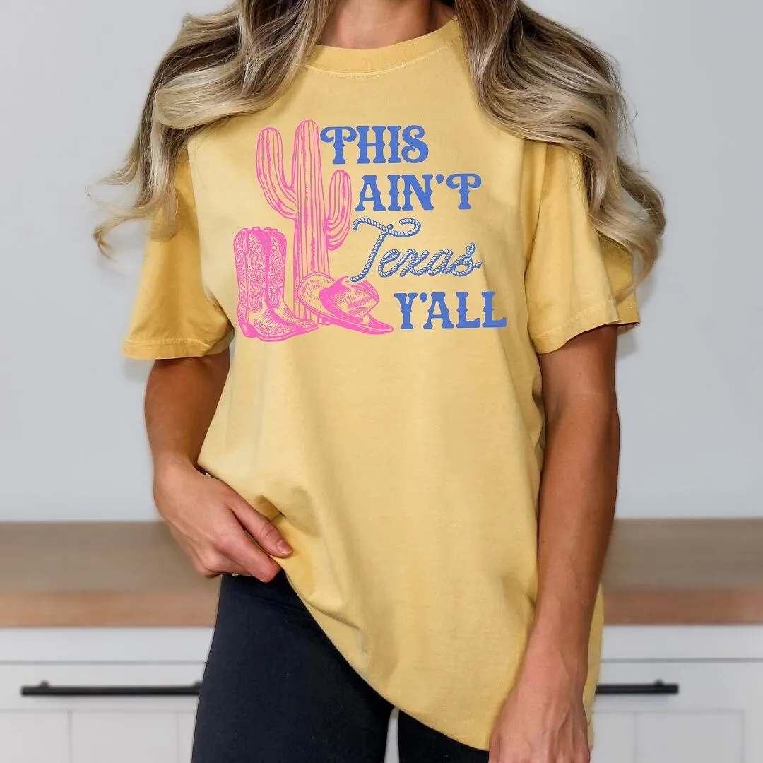 This Ain't Texas Garment Dyed Tee sold by Zulily product image thumbnail 3
