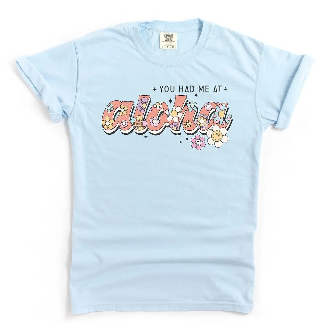 You Had Me At Aloha Garment Dyed Tee sold by Zulily product image thumbnail 2