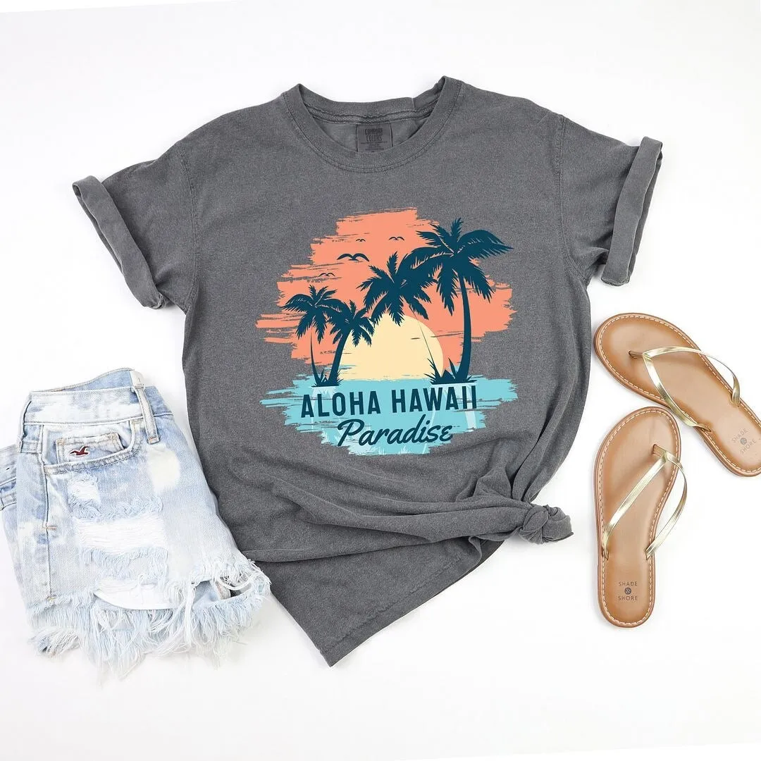 Aloha Hawaii Garment Dyed Tee sold by Zulily