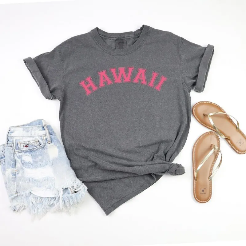 Hawaii Curved Garment Dyed Tee sold by Zulily