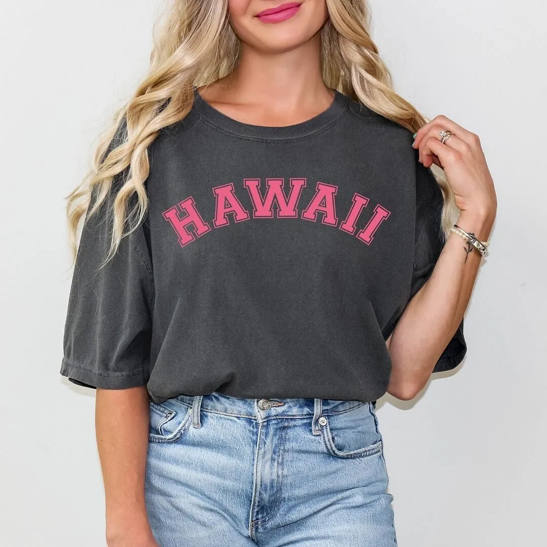 Hawaii Curved Garment Dyed Tee sold by Zulily product image thumbnail 3