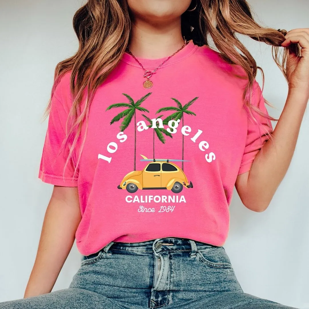 Los Angeles Car Garment Dyed Tee sold by Zulily product image thumbnail 2