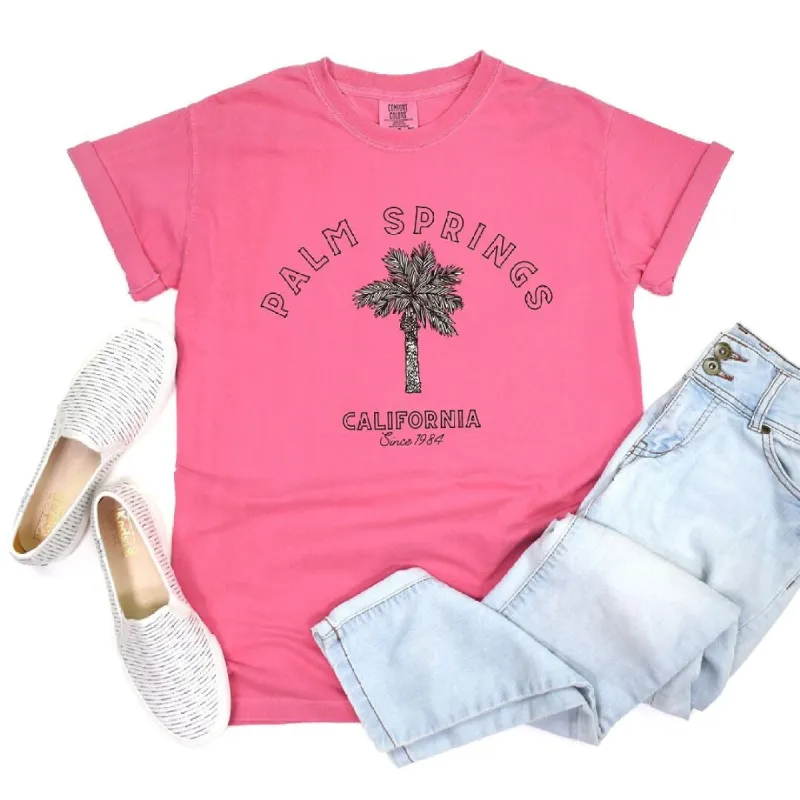 Palm Springs California Garment Dyed Tee sold by Zulily