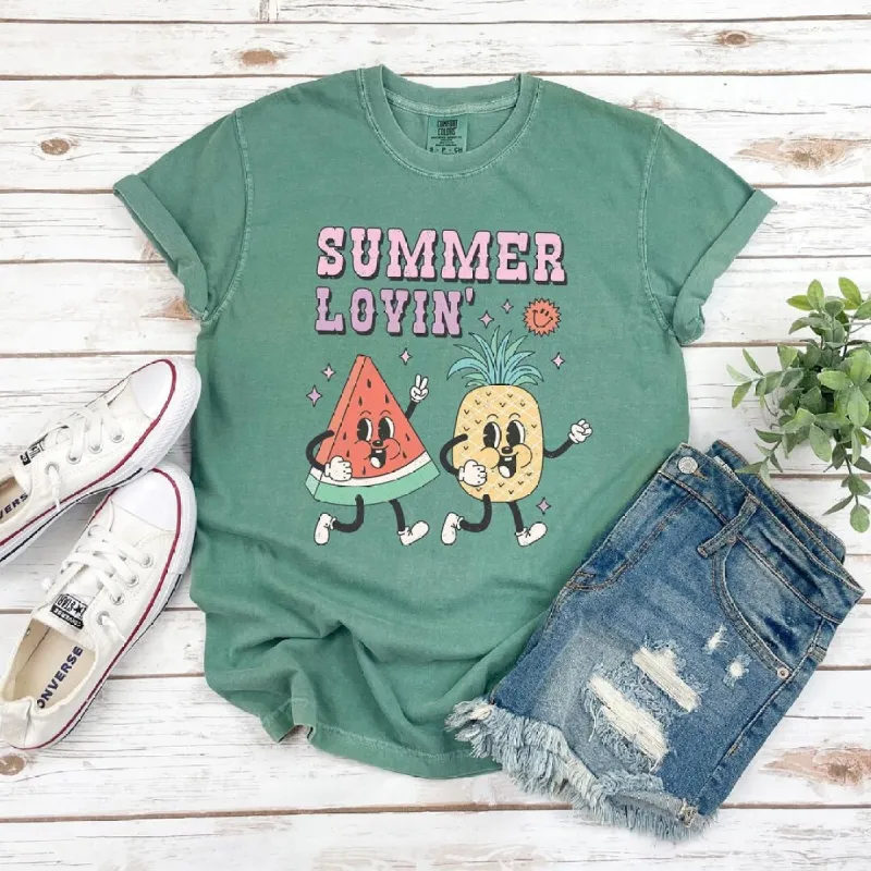 Summer Lovin' Fruit Garment Dyed Tee sold by Zulily