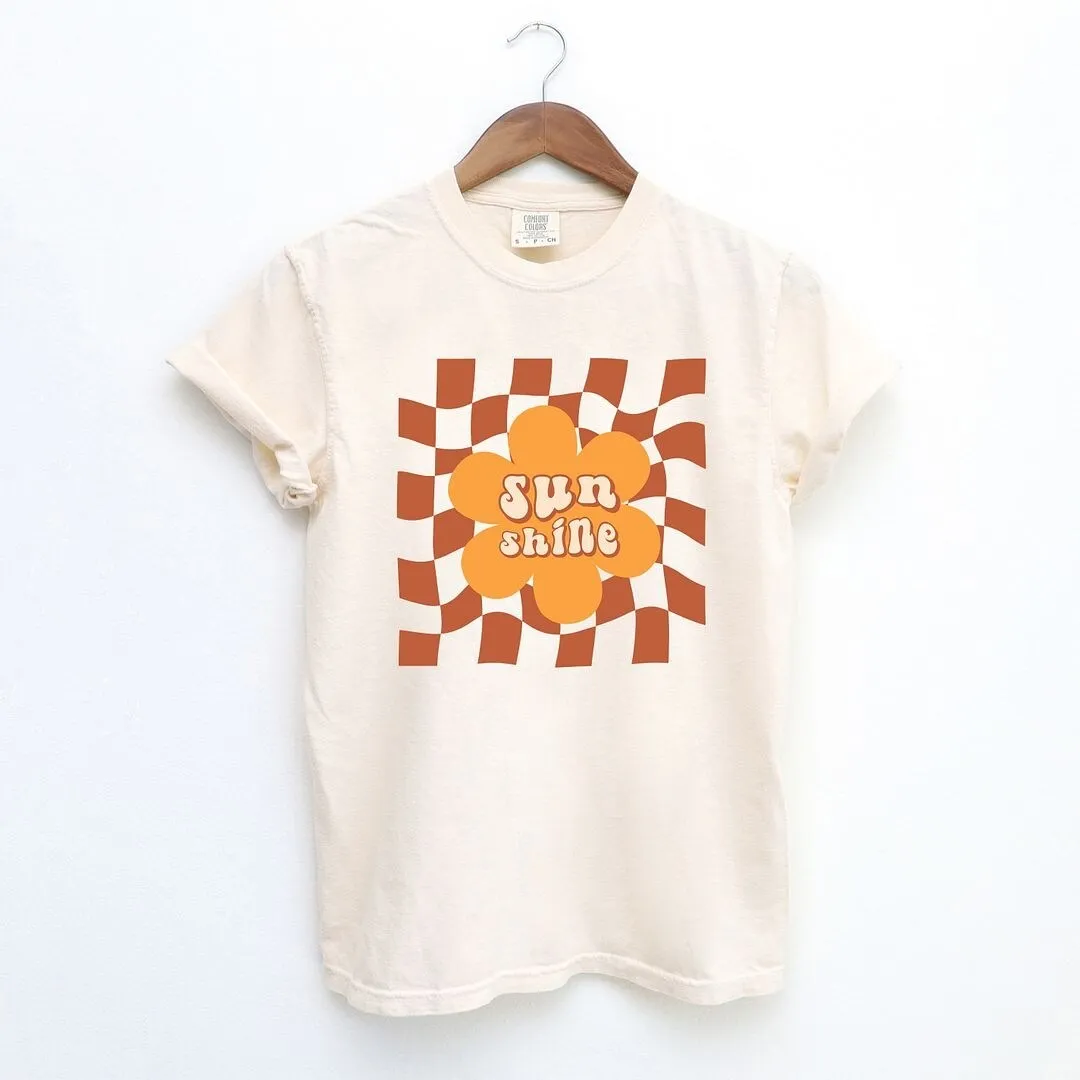 Sun Shine Checkered Garment Dyed Tee sold by Zulily product image thumbnail 2