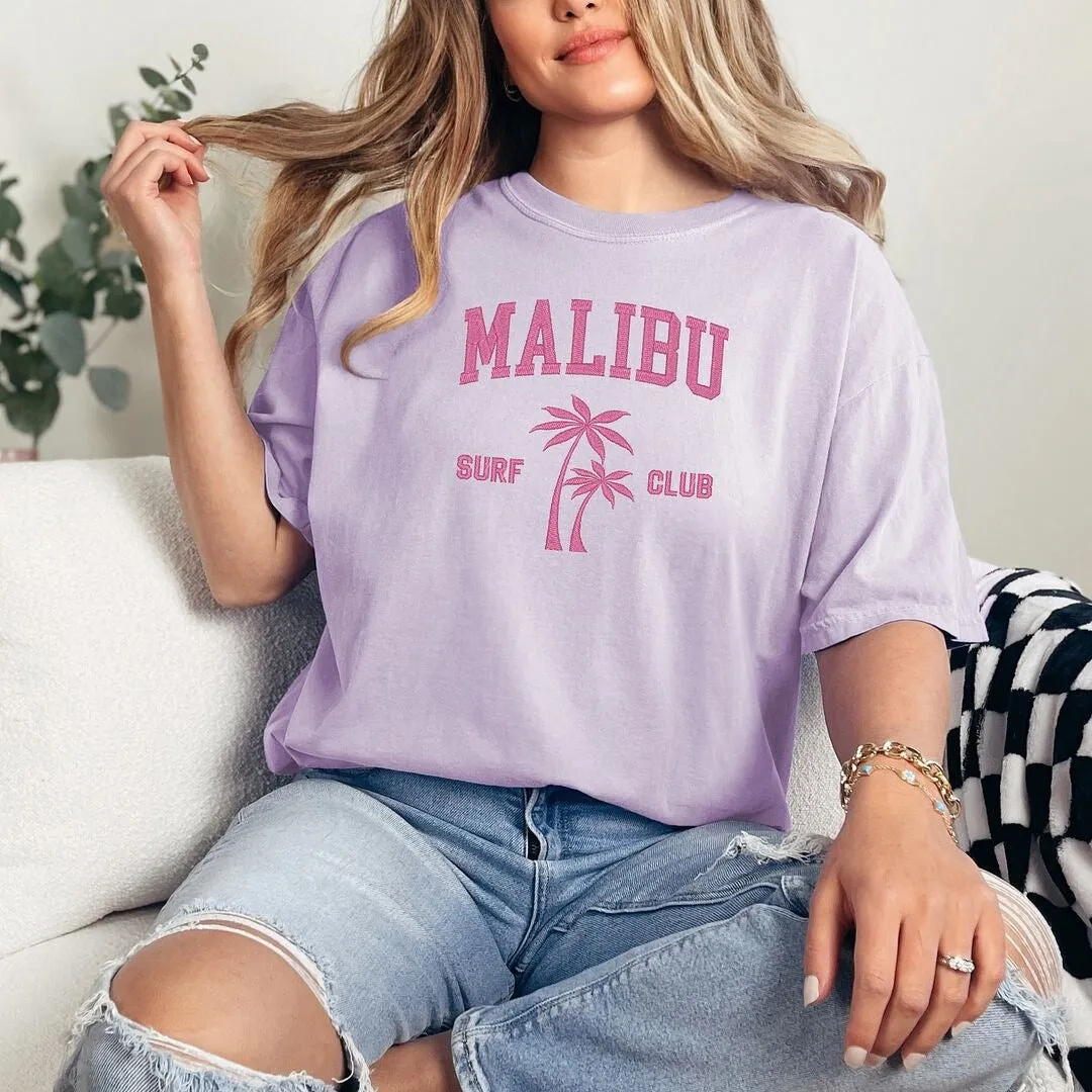 Embroidered Malibu Surf Club Garment Dyed Tee sold by Zulily product image thumbnail 3